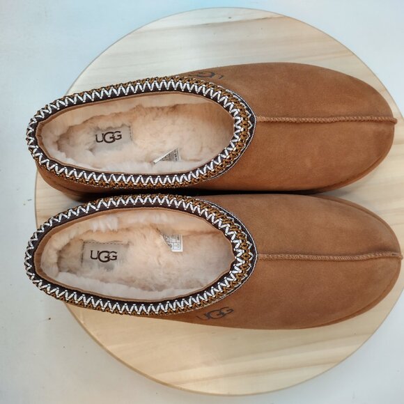 NWOT UGG Tasman Chestnut Slippers Men US 12 - Picture 10 of 15